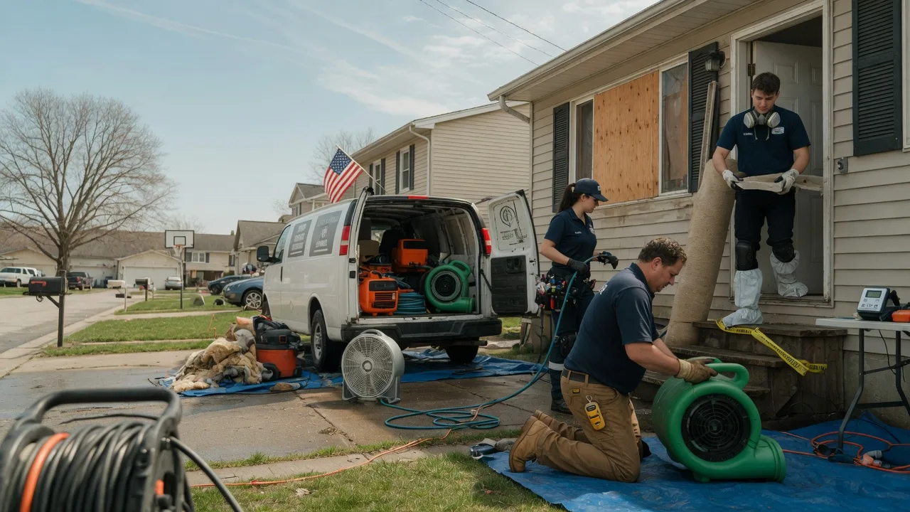 Water Damage Restoration in Antioch, IL near me